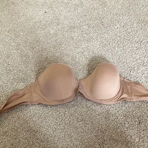 Nude strapless bra